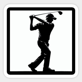 Golf player Sticker